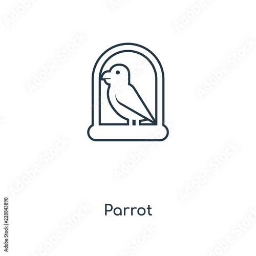 parrot icon vector