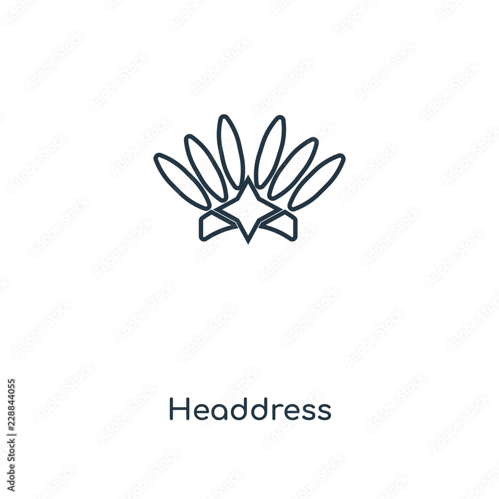 headdress icon vector headdress icon vector