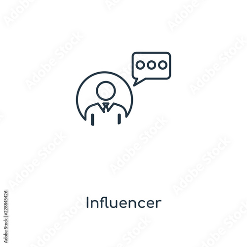 influencer icon vector