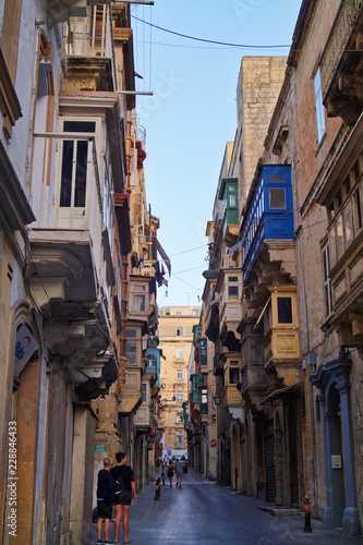 exploring streets in Malta