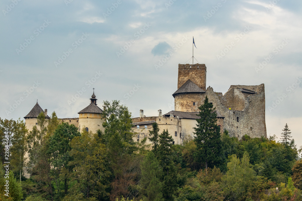 castle in Nidzica, Poland