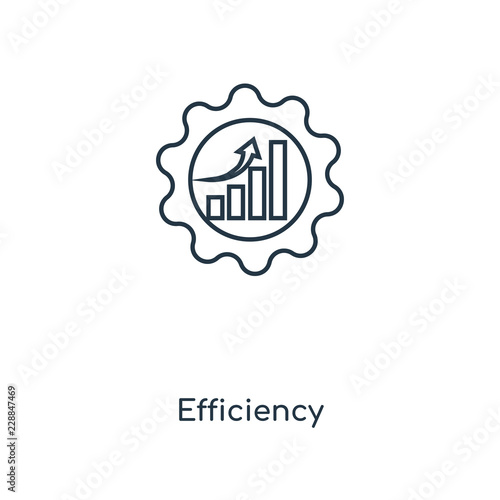 efficiency icon vector