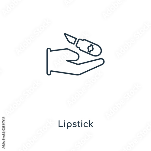 lipstick icon vector