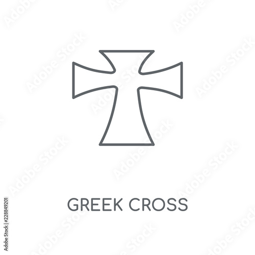 greek cross icon