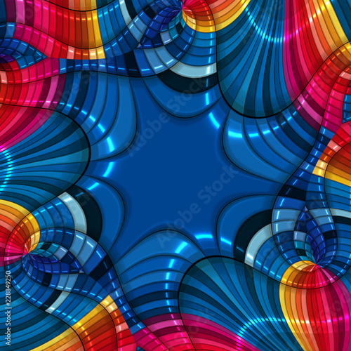 3d Colorful abstract background © Derya Cakirsoy