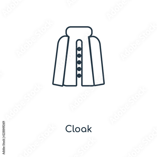 cloak icon vector