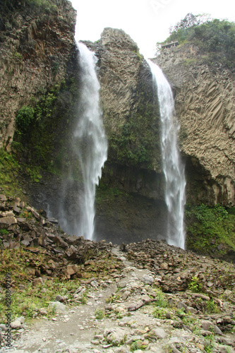 Big waterfalls in Ecuador photo