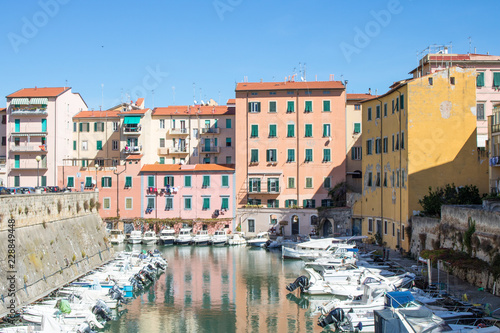 Livorno - Kanal mit Booten