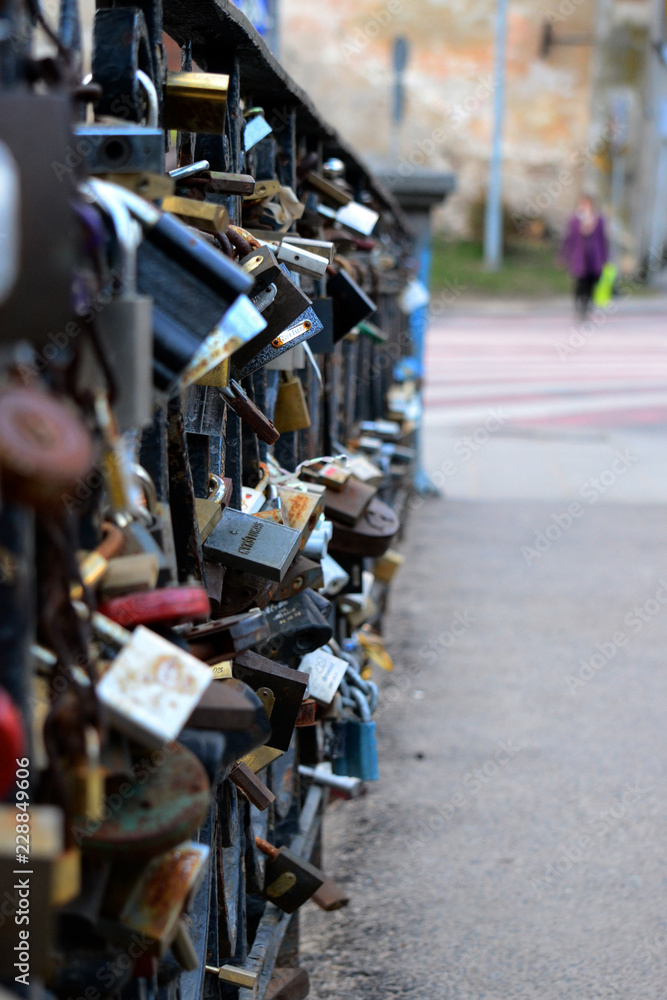Fototapeta premium Love locks