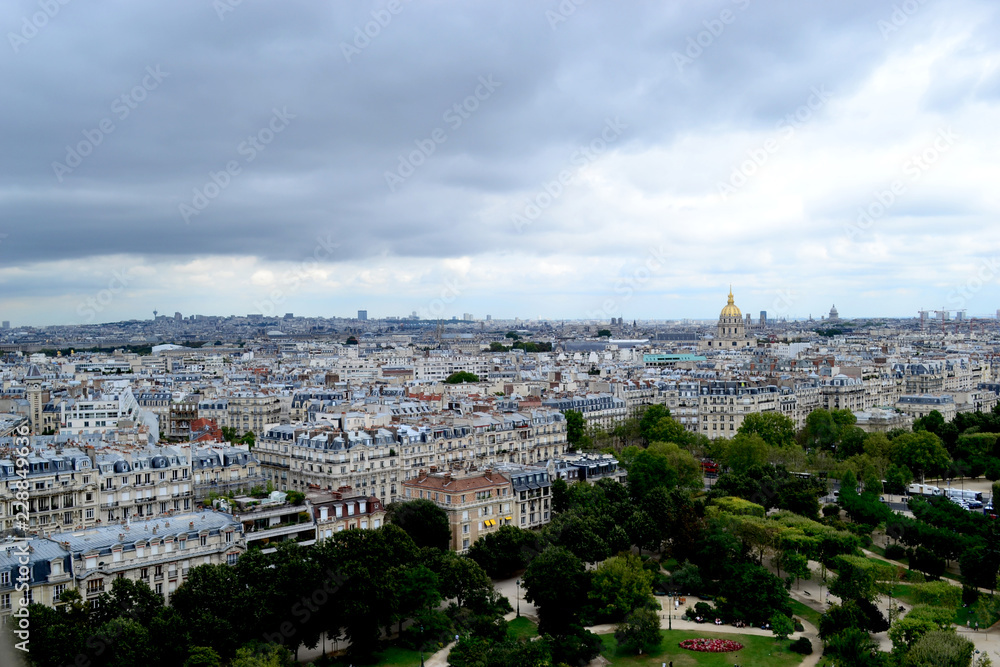 Paris buildings view