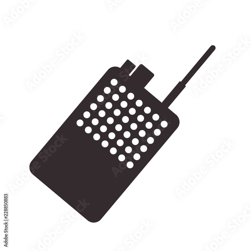 police radio communication icon