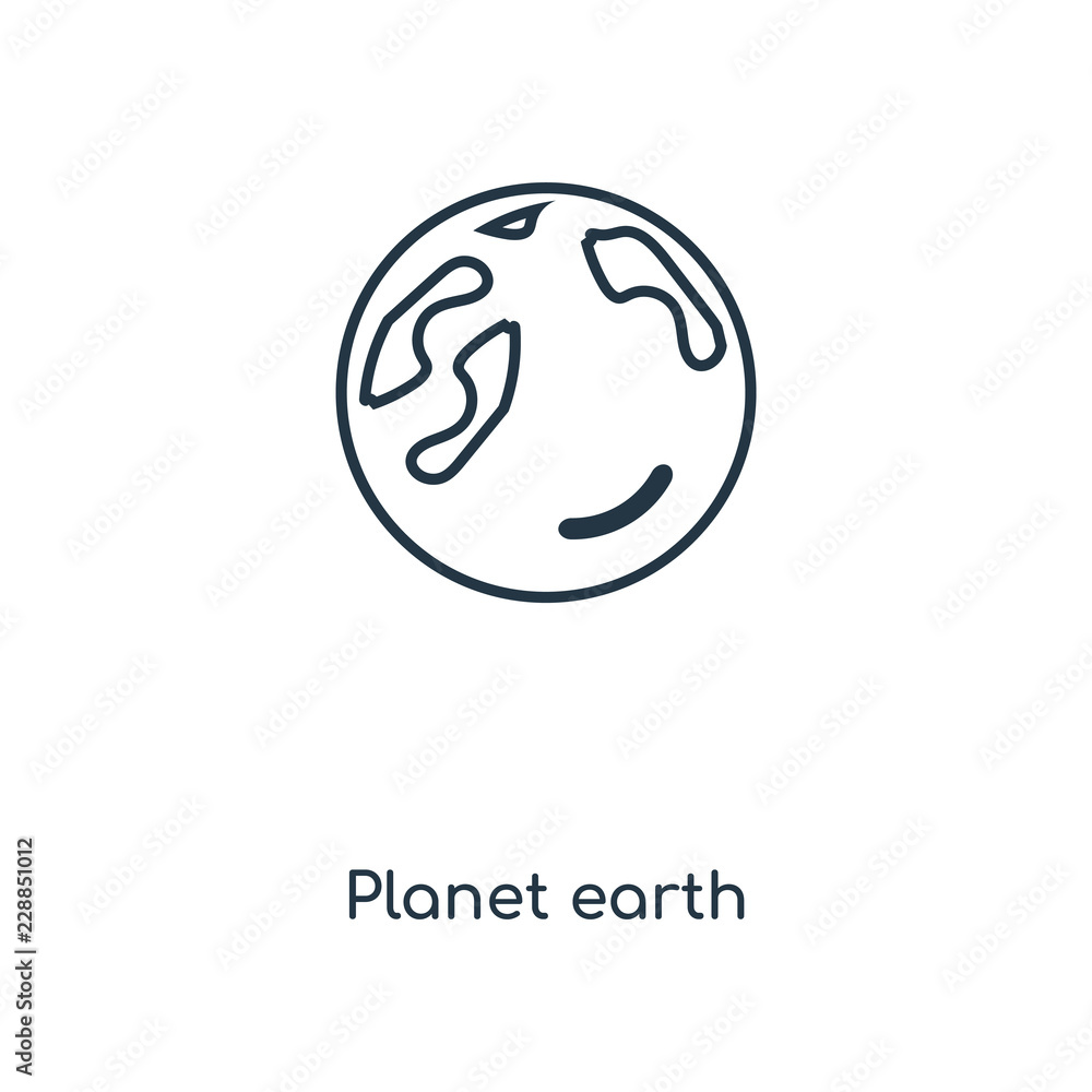 planet earth icon vector planet earth icon vector