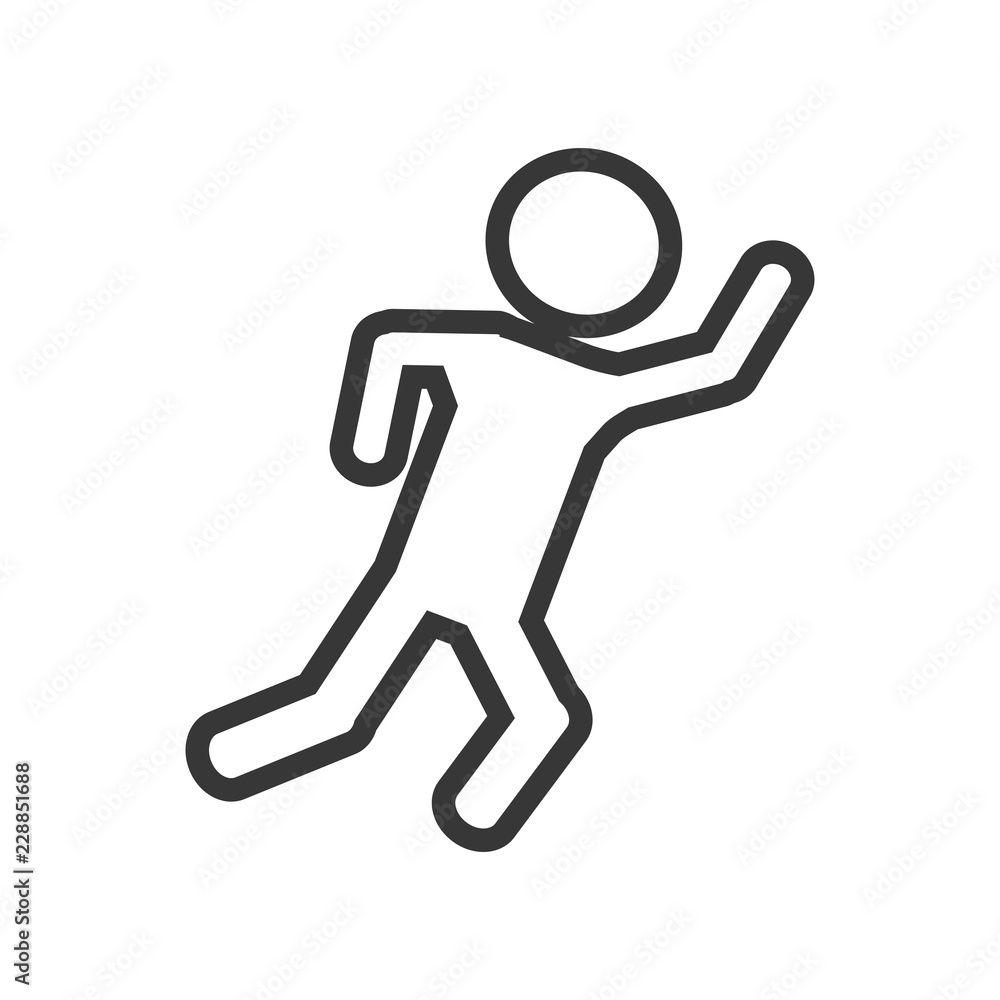 human figure silhouette running human figure silhouette running