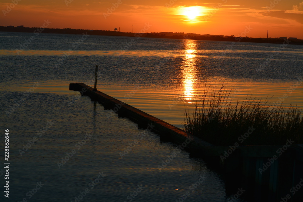 Obraz premium Golden sunet