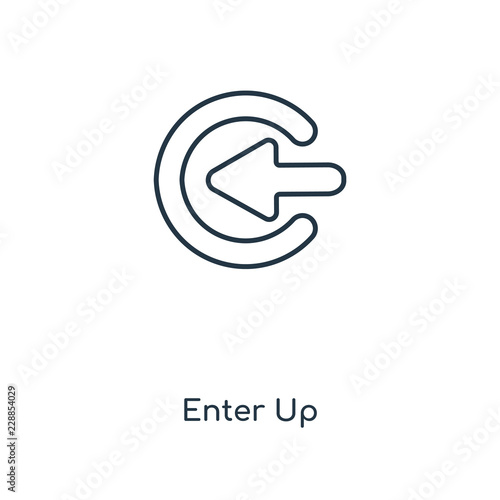 enter up icon vector