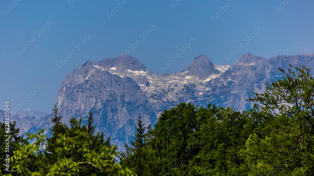 Beautiful alpine view at the Obersalzberg - Berchtesgaden