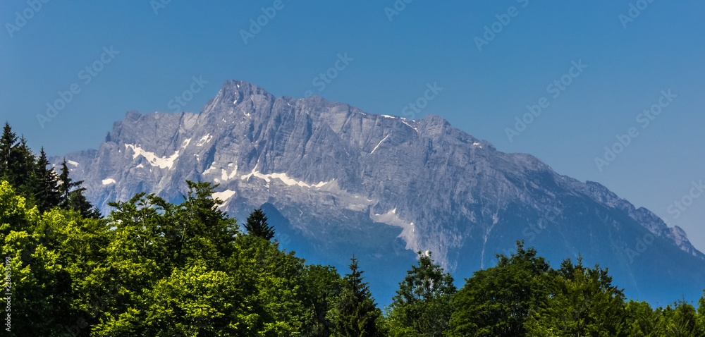 Beautiful alpine view at the Obersalzberg - Berchtesgaden - Bavaria - Germany