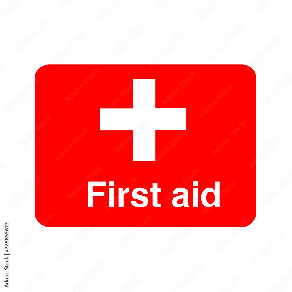 Fototapeta premium First aid sign