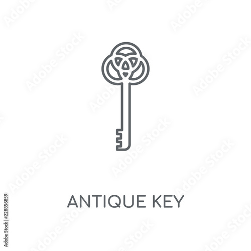 antique key icon