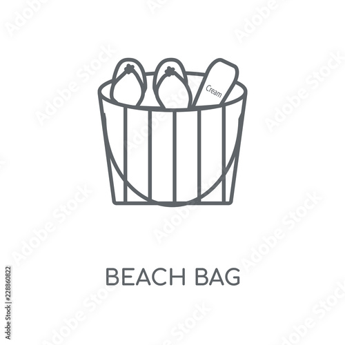 beach bag icon