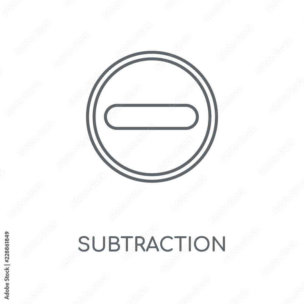 subtraction icon subtraction icon