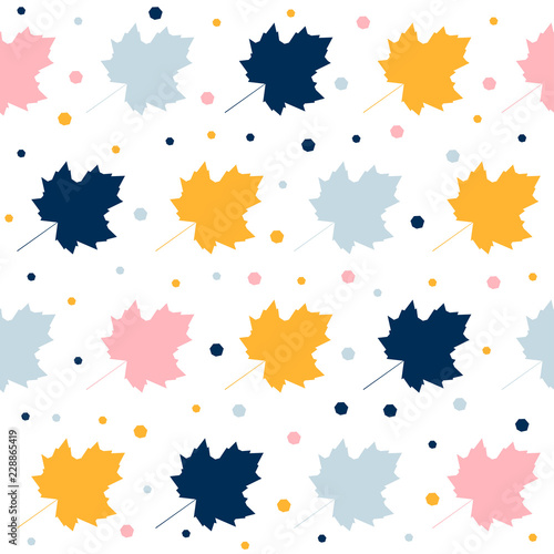 Abstract seamless pattern background. Childish geometric cover for design birthday card, wallpaper, holiday wrapping paper, shop seasonal sale advertising, textile fabric, bag print, t shirt etc.