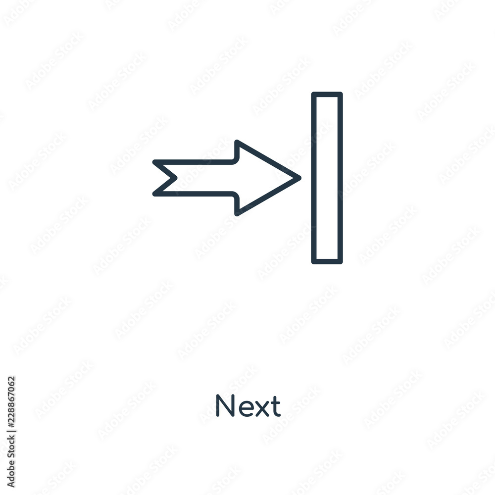 next icon vector next icon vector