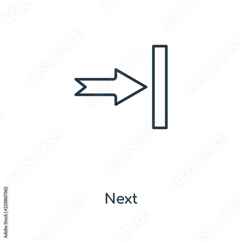 next icon vector