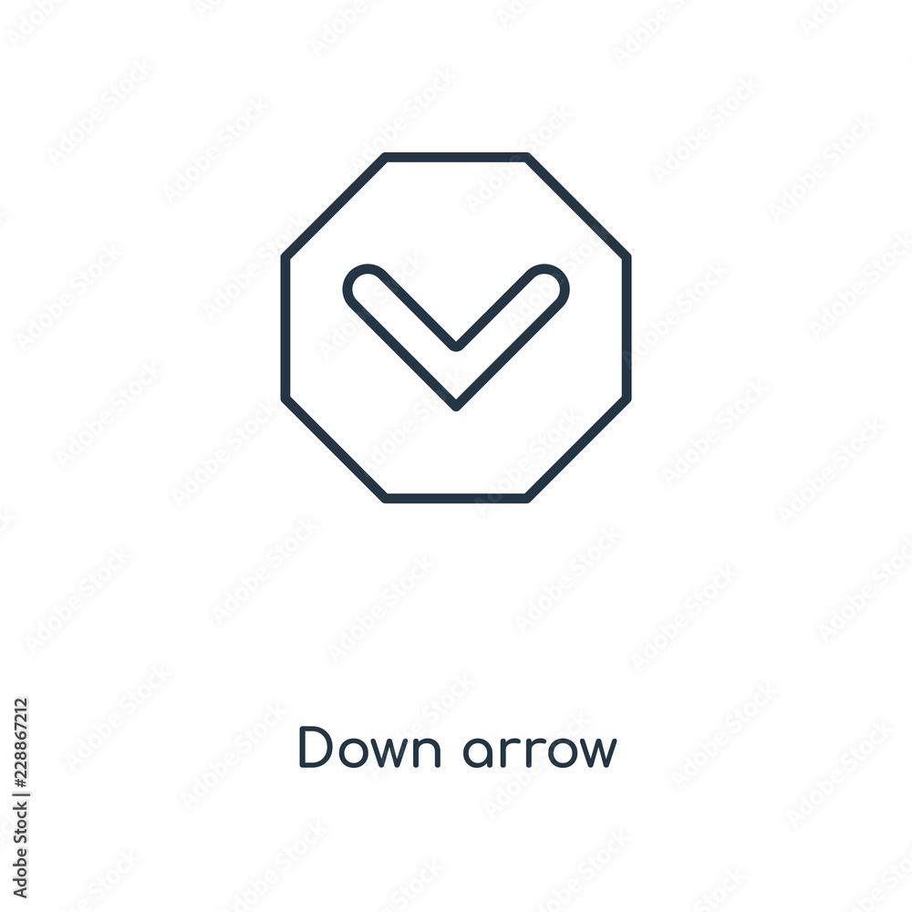 down arrow icon vector down arrow icon vector