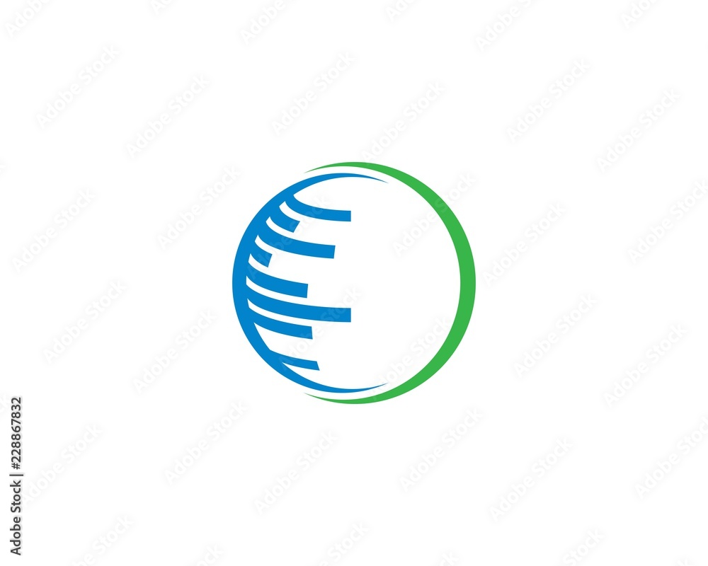 Global logo illustration