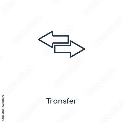 transfer icon vector