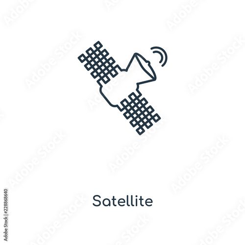 satellite icon vector