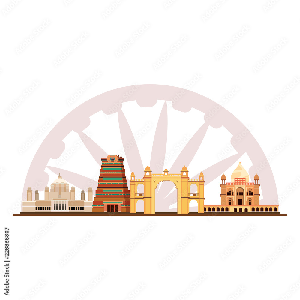 welcome india landmarks monuments independence day welcome india landmarks monuments independence day