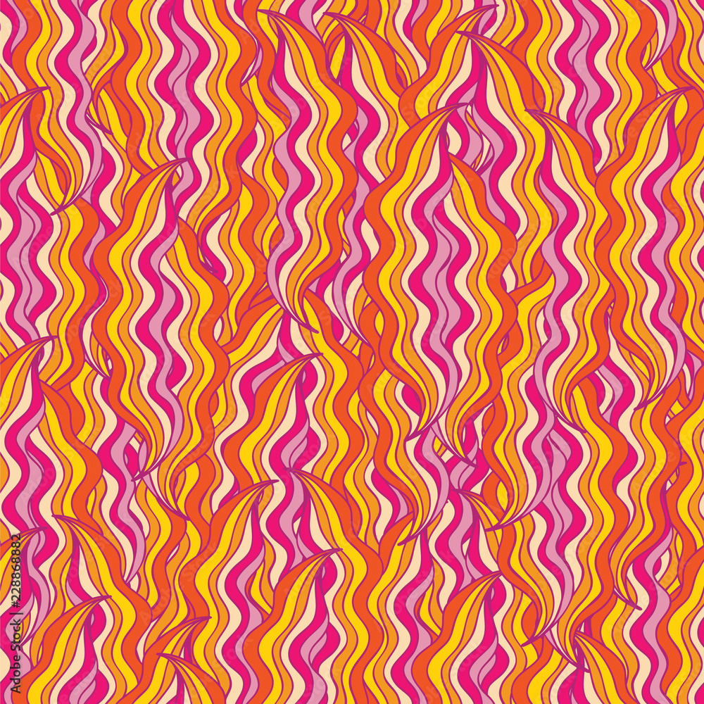 Seamless hand-drawn waves pattern. Abstract wavy background, nature theme. Vector illustration Seamless hand-drawn waves pattern. Abstract wavy background, nature theme. Vector illustration