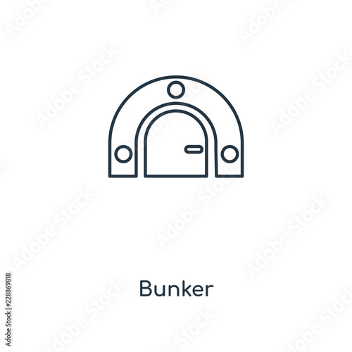 bunker icon vector