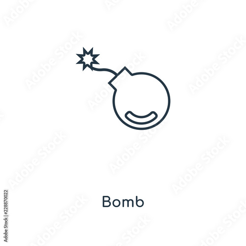 bomb icon vector