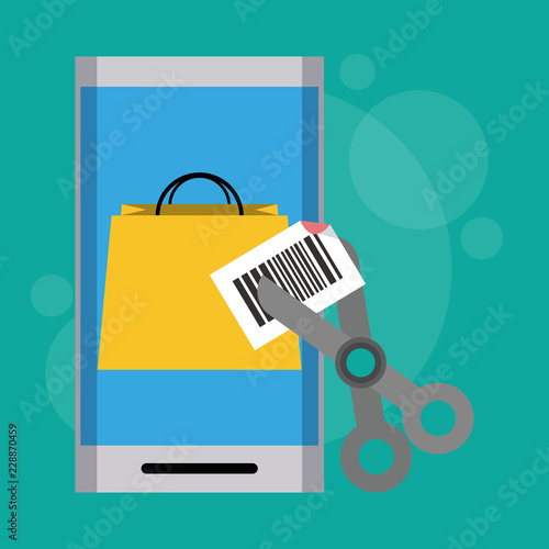 Shopping online concept