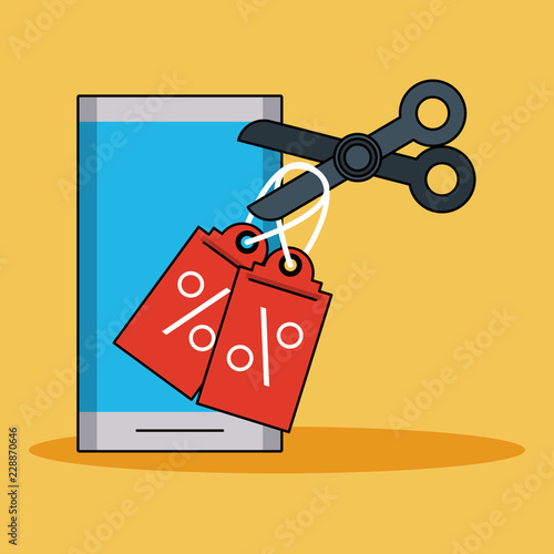Shopping online concept