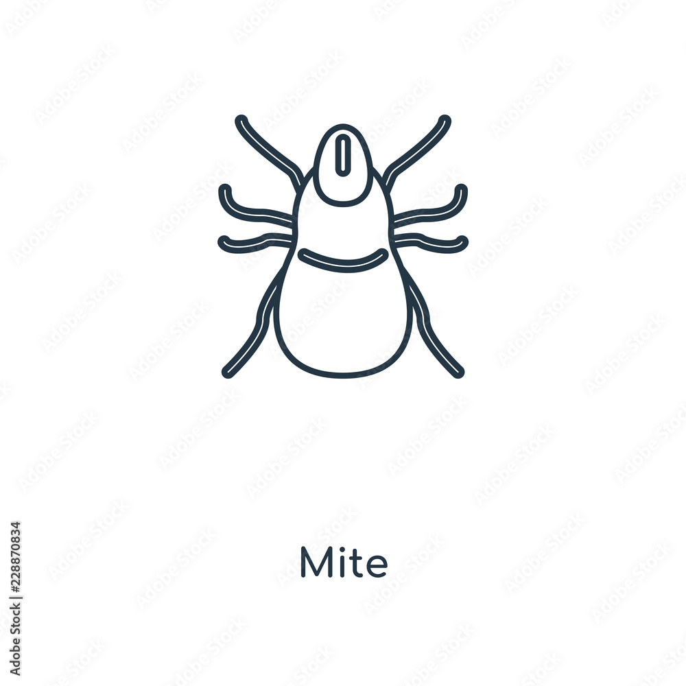 mite icon vector
