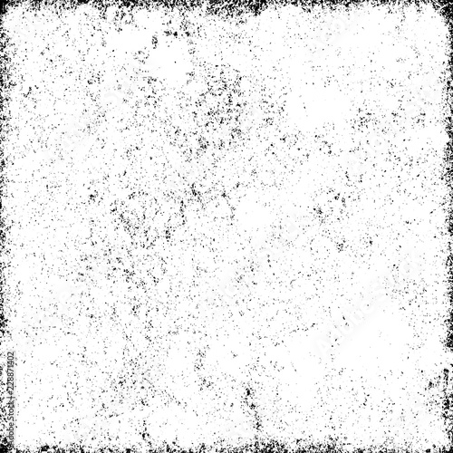 Grunge background abstract black and white. Monochrome texture of dirty surface. Pattern of cracks, chips, scuffs © Alexandr