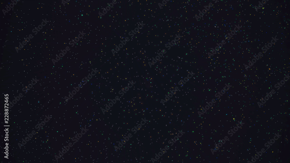 million star a night sky, abstract dynamic colored background