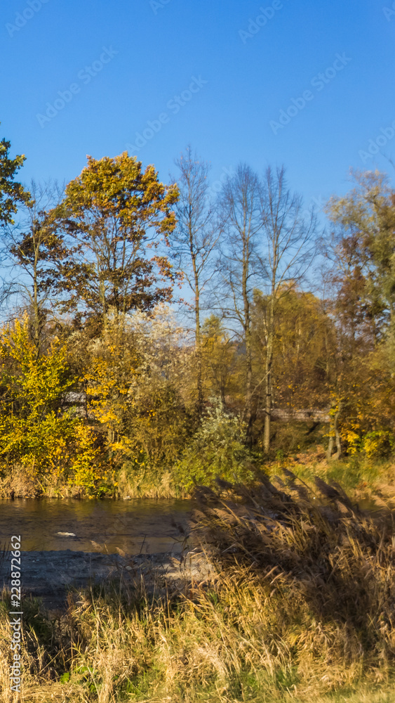 Beautiful autumn view at the Vils near Schoenerting - Bavaria Beautiful autumn view at the Vils near Schoenerting - Bavaria