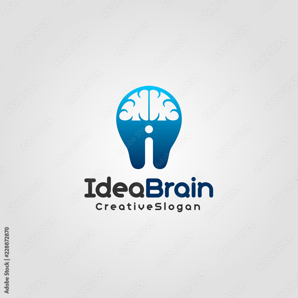 Idea Brain Logo Template