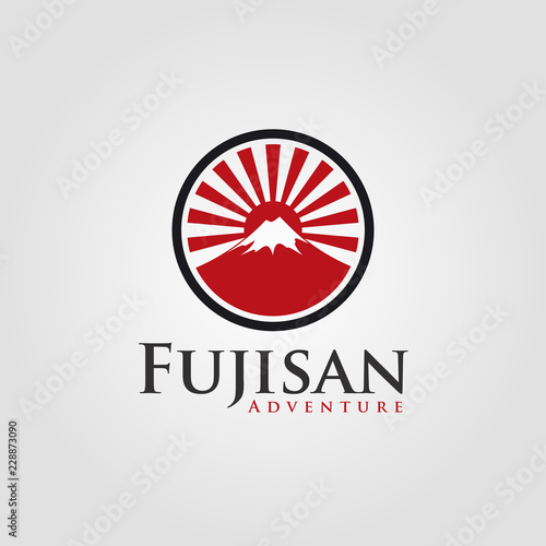 Japanese Fujisan Logo Template