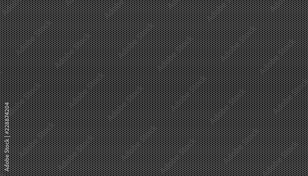 White honeycomb on a black background. Seamless texture White honeycomb on a black background. Seamless texture