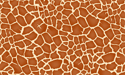 Acrylglasbilder Tierfellmuster Giraffenmuster Bordeaux Braun Weiss  © dzmitry