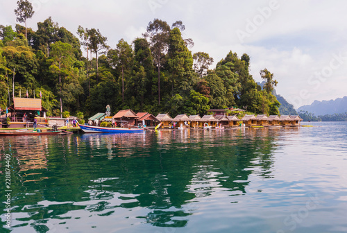 Beautiful holiday day in Khao Sok National park, Suratthani,Thailand