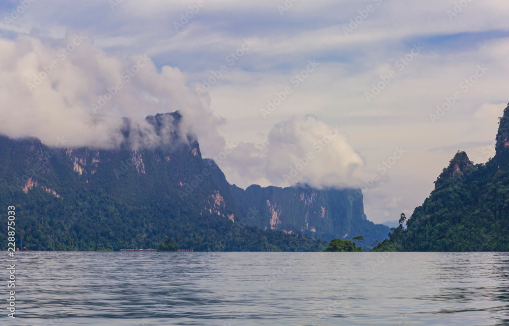 Beautiful holiday day in Khao Sok National park,Suratthani,Thailand