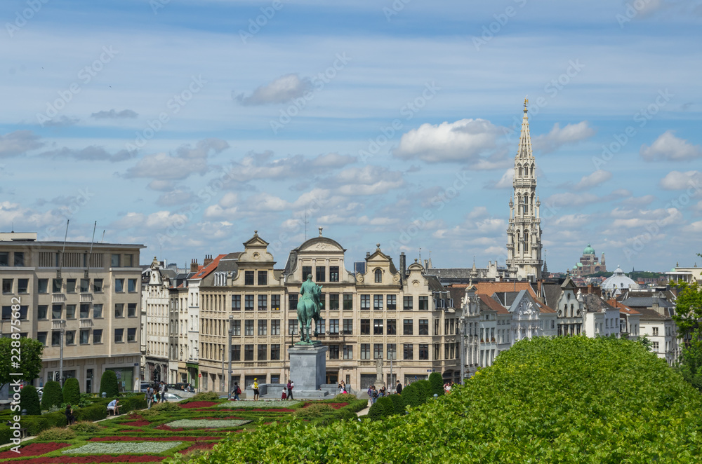 Fototapeta premium Mont des Arts, Bruxelles
