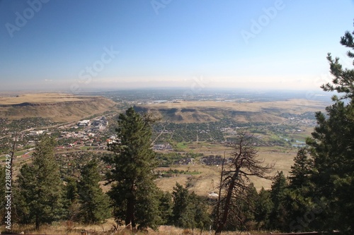 landscape plateaus from above